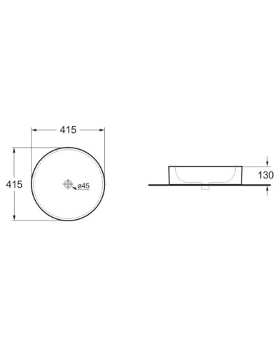 Тумба с раковиной дуб табачный/бетон 60 см Vincea Mesa VMC-2MS600TB + VBS-104MB
