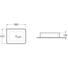 Тумба с раковиной дуб табачный/бетон 100 см Vincea Mesa VMC-2MS100TB + VBS-105MG