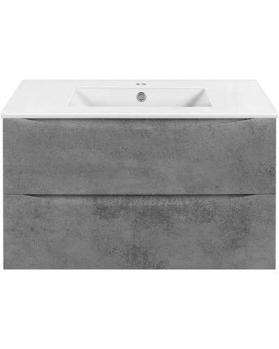 Тумба с раковиной бетон 91,5 см Vincea Mia VMC-2MC900BT + VBS-13990