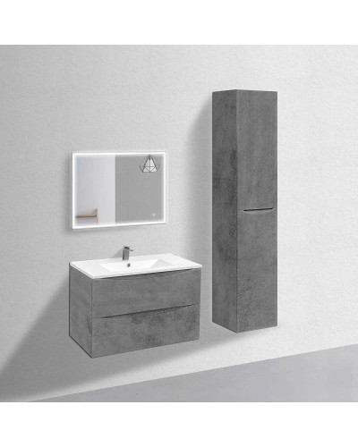 Тумба с раковиной бетон 81,5 см Vincea Mia VMC-2MC800BT + VBS-13980
