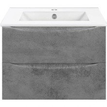 Тумба с раковиной бетон 71,5 см Vincea Mia VMC-2MC700BT + VBS-13970