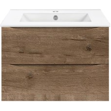 Тумба с раковиной дуб винтаж 61,5 см Vincea Mia VMC-2MC600VO + VBS-13960