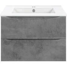 Тумба с раковиной бетон 61,5 см Vincea Mia VMC-2MC600BT + VBS-13960