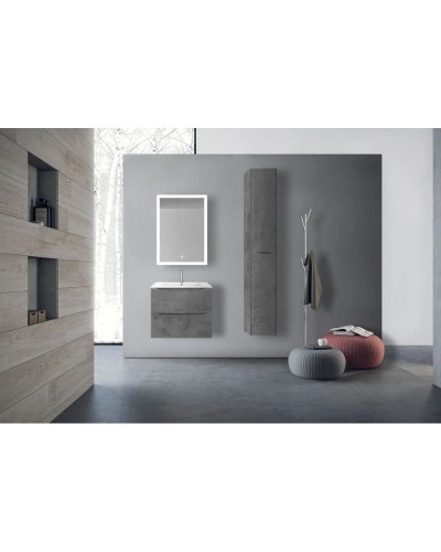 Тумба с раковиной бетон 61,5 см Vincea Mia VMC-2MC600BT + VBS-13960