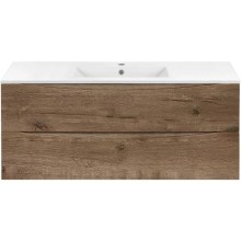 Тумба с раковиной дуб винтаж 121,5 см Vincea Mia VMC-2MC120VO + VBS-13120