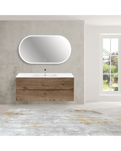 Тумба с раковиной дуб винтаж 121,5 см Vincea Mia VMC-2MC120VO + VBS-13120