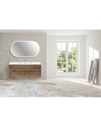 Тумба с раковиной дуб винтаж 121,5 см Vincea Mia VMC-2MC120VO + VBS-13120