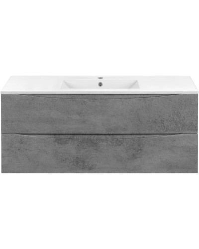 Тумба с раковиной бетон 121,5 см Vincea Mia VMC-2MC120BT + VBS-13120