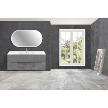 Тумба с раковиной бетон 121,5 см Vincea Mia VMC-2MC120BT + VBS-13120