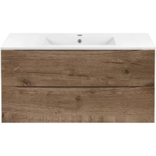 Тумба с раковиной дуб винтаж 101,5 см Vincea Mia VMC-2MC100VO + VBS-13100