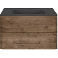 Тумба с раковиной дуб винтаж 79,4 см Vincea Vico VMC-2V800VO + VCB-2VP800B