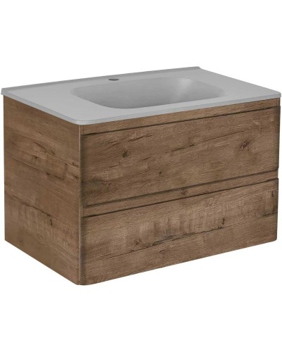 Тумба с раковиной дуб винтаж 79,4 см Vincea Vico VMC-2V800VO + VCB-2VP800G