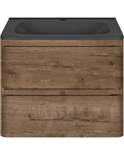 Тумба с раковиной дуб винтаж 59,4 см Vincea Vico VMC-2V600VO + VCB-2VP600B