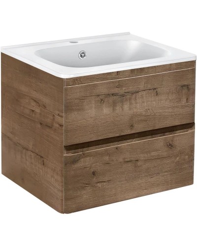 Тумба с раковиной дуб винтаж 59,4 см Vincea Vico VMC-2V600VO + VCB-2VP600W