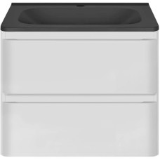 Тумба с раковиной белый глянец 59,4 см Vincea Vico VMC-2V600GW + VCB-2VP600B