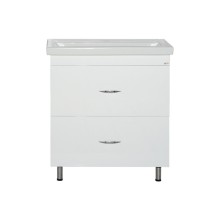 Фостер - 70 Тумба напольная с 2 ящ. белая / раковина