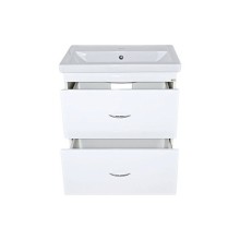 Фостер - 70 Тумба напольная с 2 ящ. белая / раковина