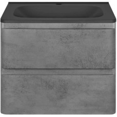 Тумба с раковиной бетон 59,4 см Vincea Vico VMC-2V600BT + VCB-2VP600B
