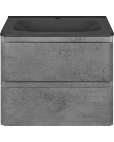 Тумба с раковиной бетон 59,4 см Vincea Vico VMC-2V600BT + VCB-2VP600B