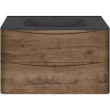 Тумба с раковиной дуб винтаж 79,4 см Vincea Paola VMC-2P800VO + VCB-2VP800B