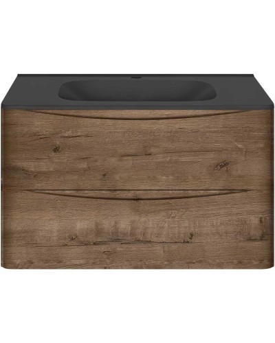 Тумба с раковиной дуб винтаж 79,4 см Vincea Paola VMC-2P800VO + VCB-2VP800B