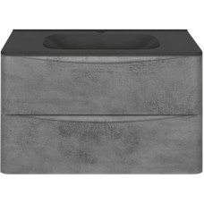 Тумба с раковиной бетон 79,4 см Vincea Paola VMC-2P800BT + VCB-2VP800B