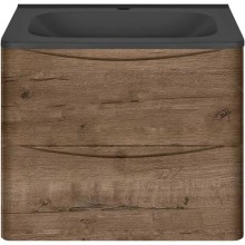 Тумба с раковиной дуб винтаж 59,4 см Vincea Paola VMC-2P600VO + VCB-2VP600B