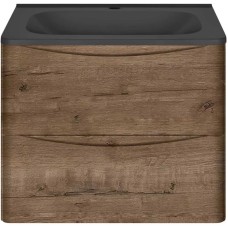 Тумба с раковиной дуб винтаж 59,4 см Vincea Paola VMC-2P600VO + VCB-2VP600B