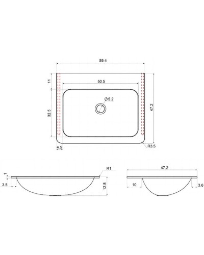 Тумба с раковиной дуб винтаж 59,4 см Vincea Paola VMC-2P600VO + VCB-2VP600B