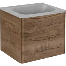 Тумба с раковиной дуб винтаж 59,4 см Vincea Paola VMC-2P600VO + VCB-2VP600G