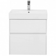 Тумба под раковину Aquanet Бруклин 60 203958 подвесная Белая 203958
