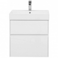Тумба под раковину Aquanet Бруклин 60 203958 подвесная Белая 203958