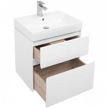 Тумба под раковину Aquanet Бруклин 60 203958 подвесная Белая 203958