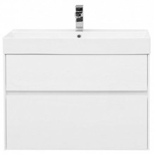 Тумба под раковину Aquanet Бруклин 85 подвесная Белая 203960