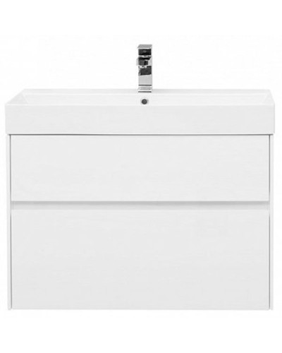 Тумба под раковину Aquanet Бруклин 85 подвесная Белая 203960