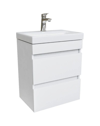 Тумба с раковиной белый матовый 50 см IDDIS Zodiac ZOD5CB0i95K