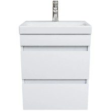 Тумба с раковиной белый матовый 50 см IDDIS Zodiac ZOD5CB0i95K