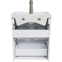 Тумба с раковиной белый матовый 50 см IDDIS Zodiac ZOD5CB0i95K