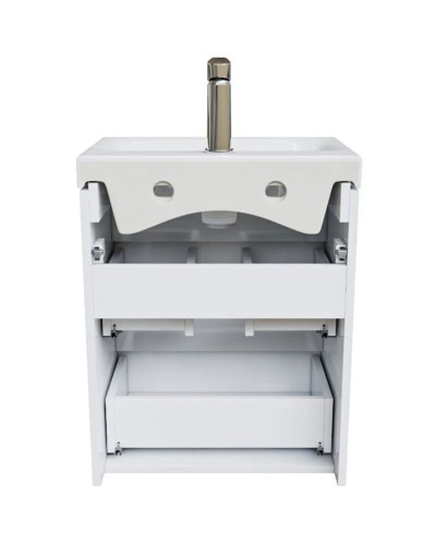 Тумба с раковиной белый матовый 50 см IDDIS Zodiac ZOD5CB0i95K