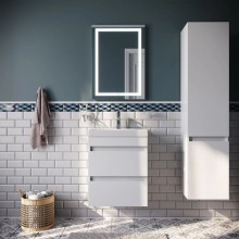 Тумба с раковиной белый матовый 50 см IDDIS Zodiac ZOD5CB0i95K