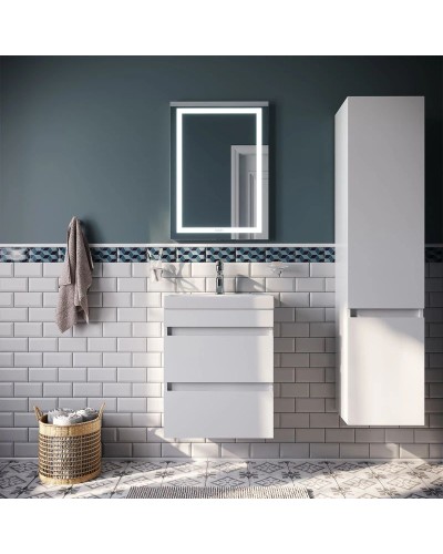 Тумба с раковиной белый матовый 50 см IDDIS Zodiac ZOD5CB0i95K