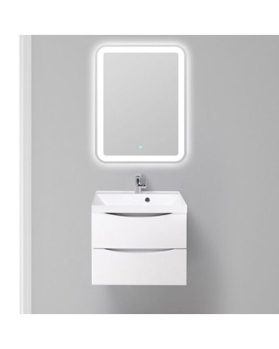 Тумба под раковину BelBagno Marino 60 MARINO-600-2C-SO-BL-P подвесная Bianco Lucido