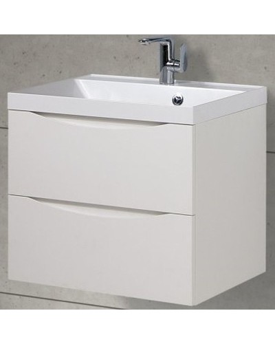 Тумба под раковину BelBagno Marino 65 MARINO-650-2C-SO-BL-P подвесная Bianco Lucido