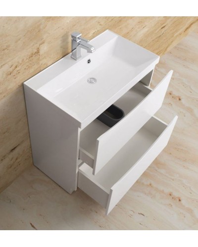 Тумба под раковину BelBagno Marino 70 MARINO-700-2C-SO-BL-P подвесная Bianco Lucido