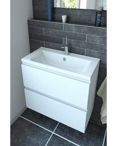 Тумба с раковиной Эстет Bali 80 ФР-00002084 подвесная Белая