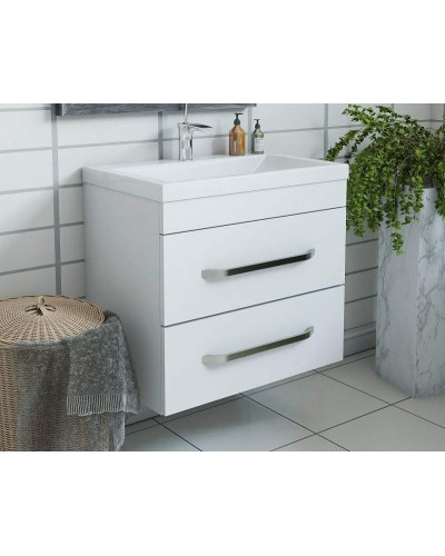 Тумба с раковиной Эстет Monaco 70 ФР-00002137 подвесная Белая