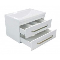 Тумба с раковиной Эстет Monaco 70 ФР-00002137 подвесная Белая