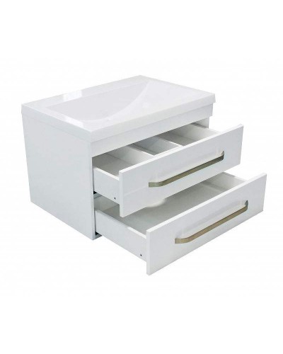 Тумба с раковиной Эстет Monaco 70 ФР-00002137 подвесная Белая