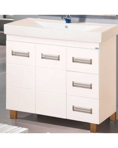 Селена -75 Тумба прямая с 3 ящ./ рак-на (компл.)