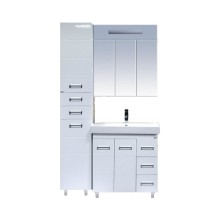 Селена -75 Тумба прямая с 3 ящ./ рак-на (компл.)